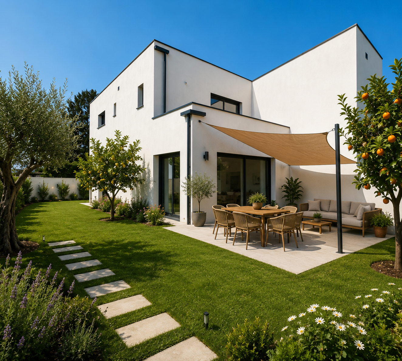 - LATTES CENTRE - VILLA CONTEMPORAINE NEUVE 2026, QUARTIER PRISE, MATERIAUX HAUT DE GAMME, A 50M DU TRAM ET CO